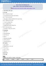Đề cương ôn tập HK2 tiếng Anh 6 english discovery có đáp án